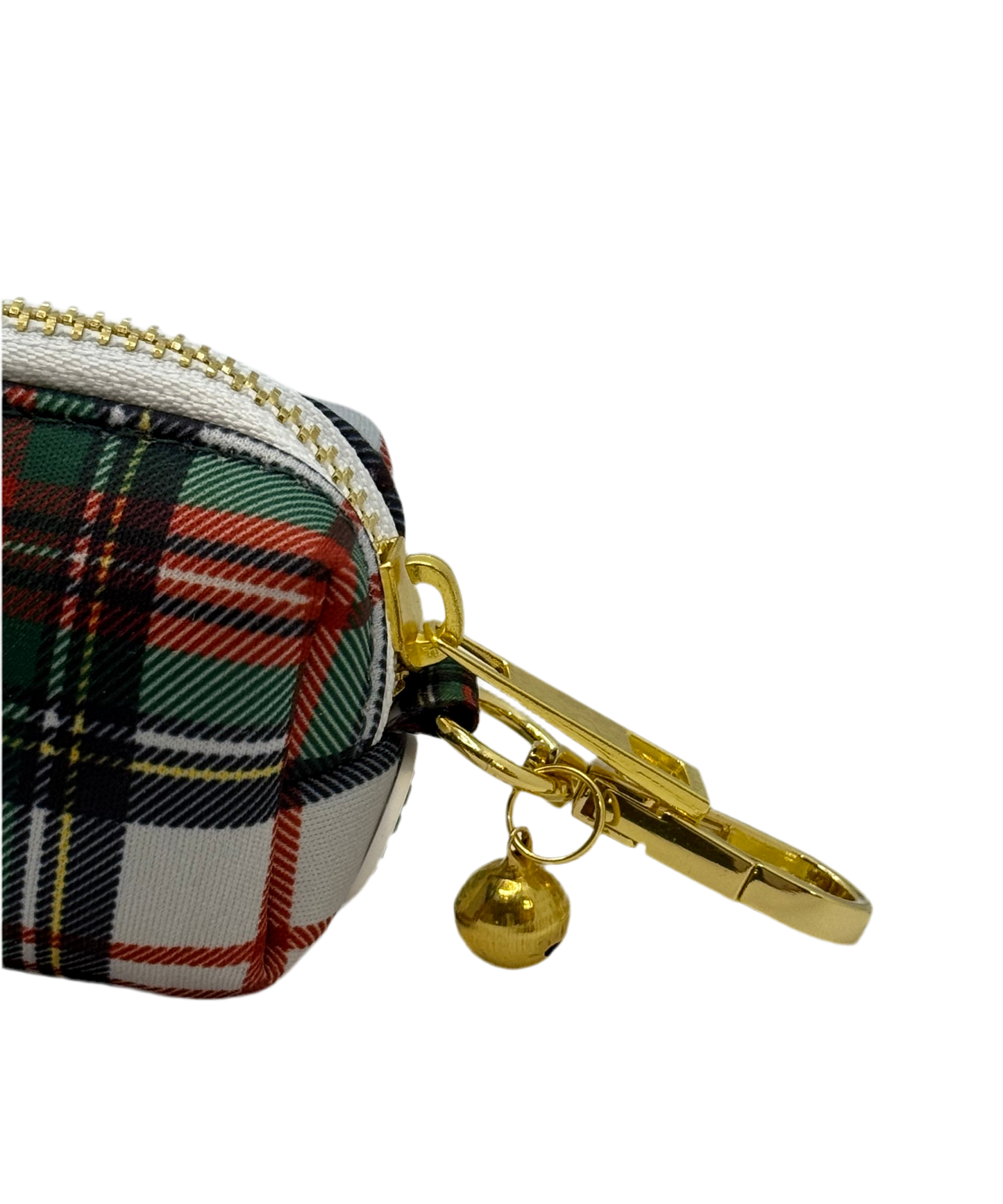 Holiday Plaid Waste Bag Holder