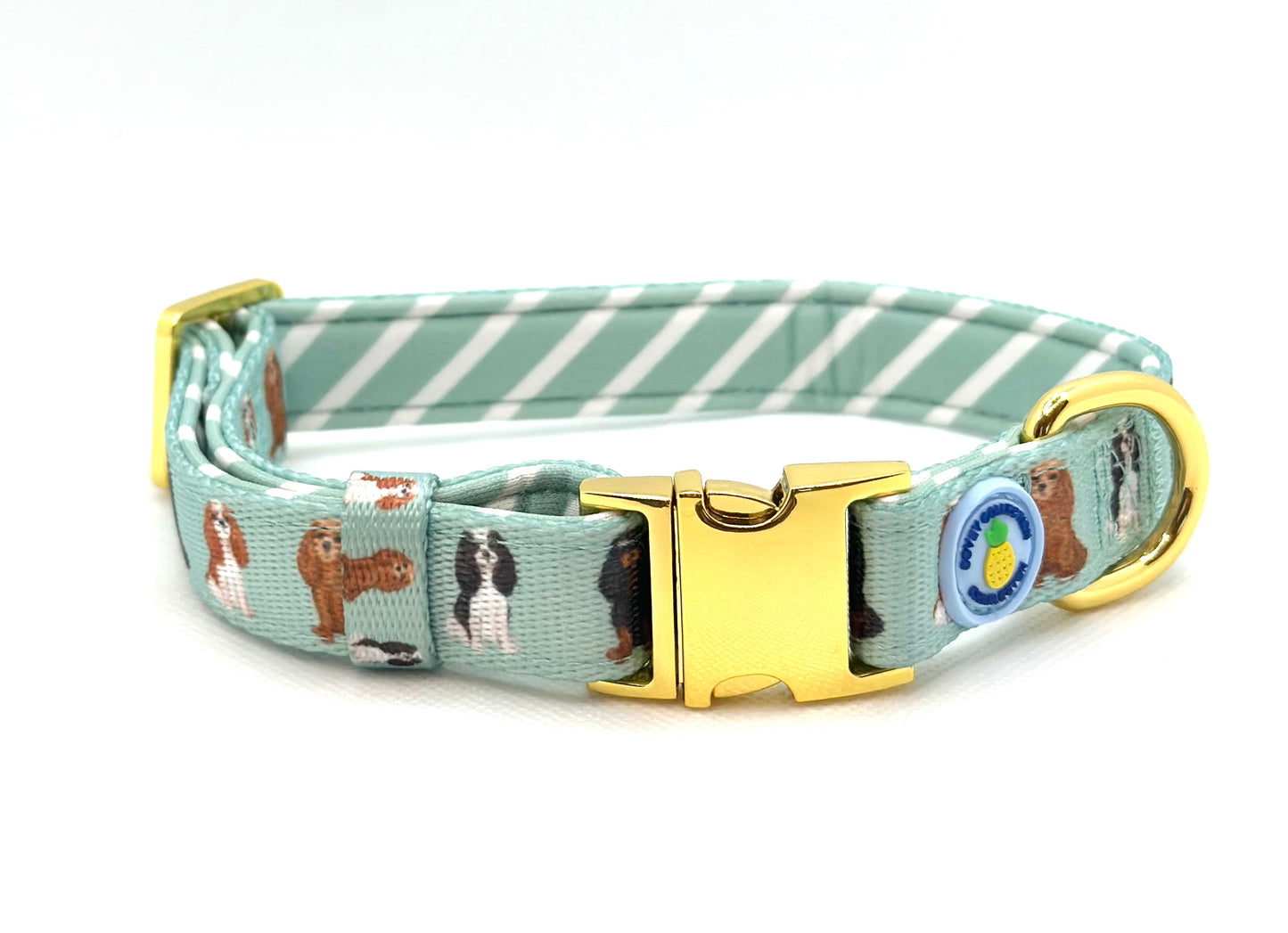 Cavalier Dog Collar - Mint Green