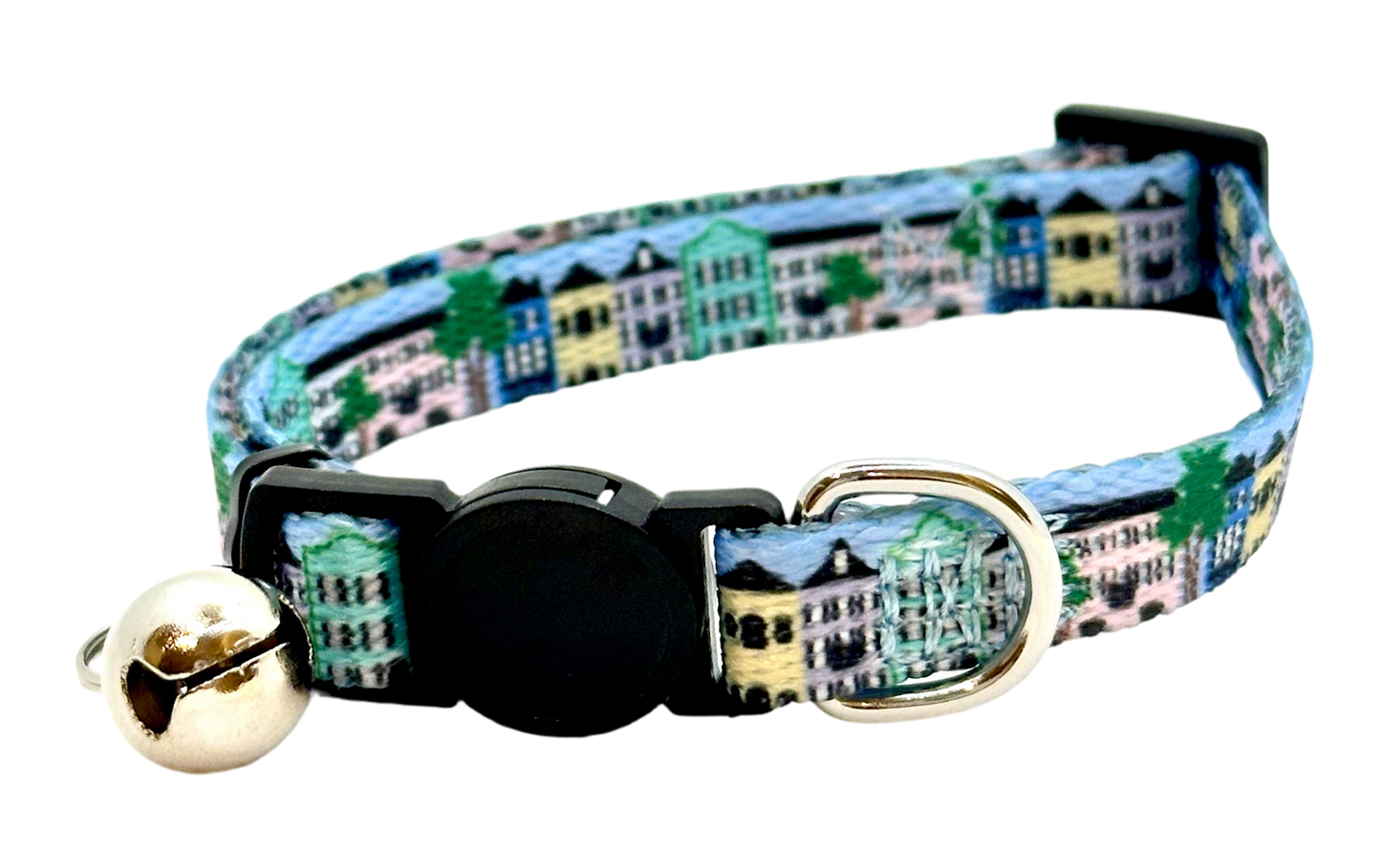 Rainbow Row Cat Collar