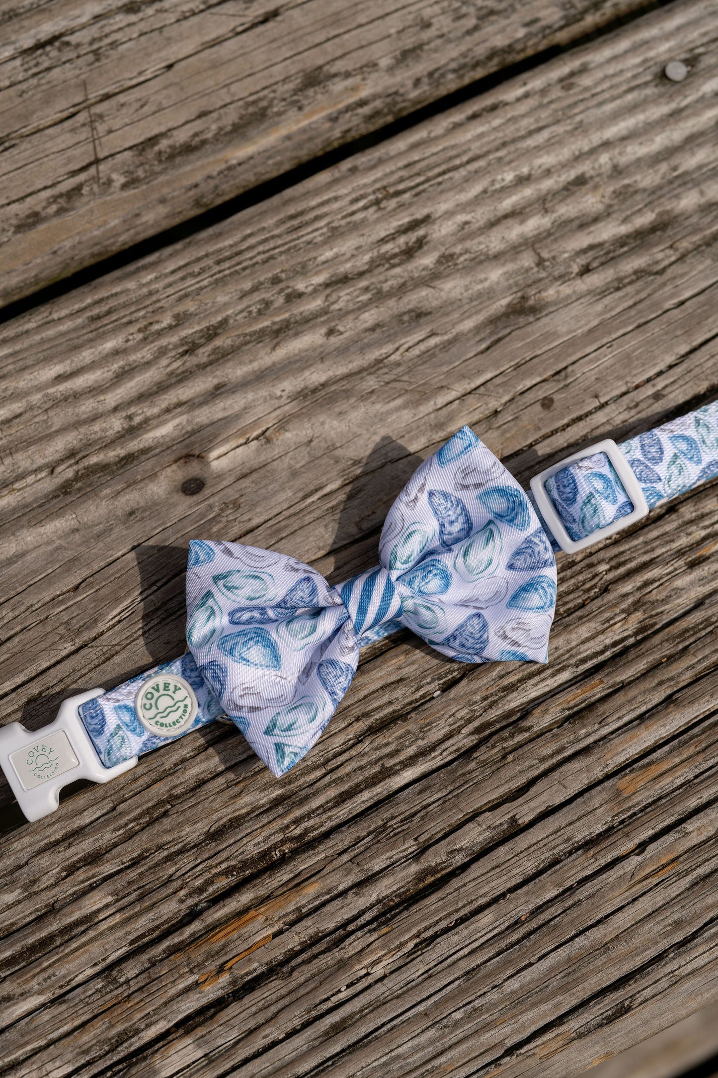 Blue Oyster Bow Tie