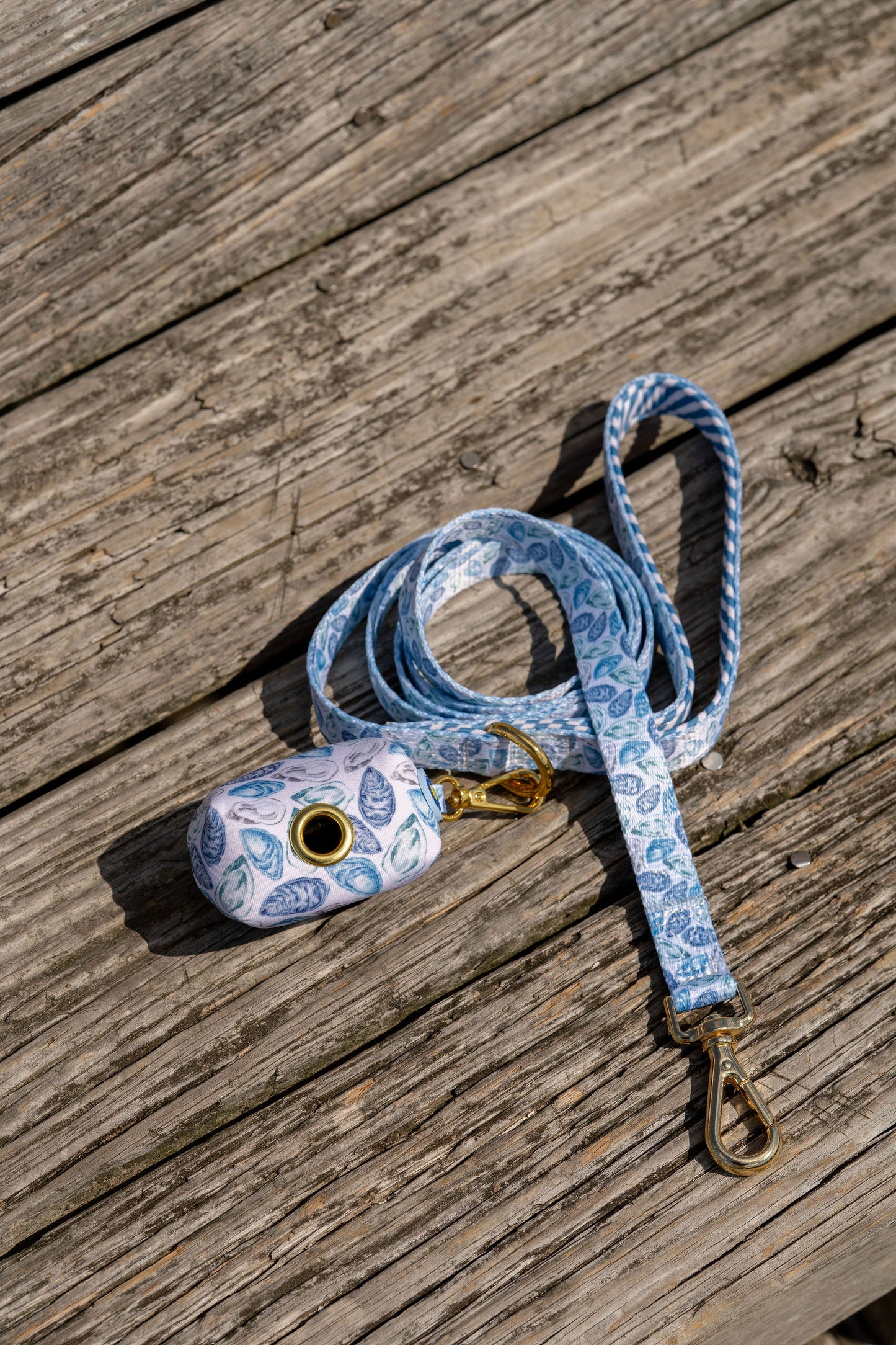 Blue Oyster Waste Bag Holder
