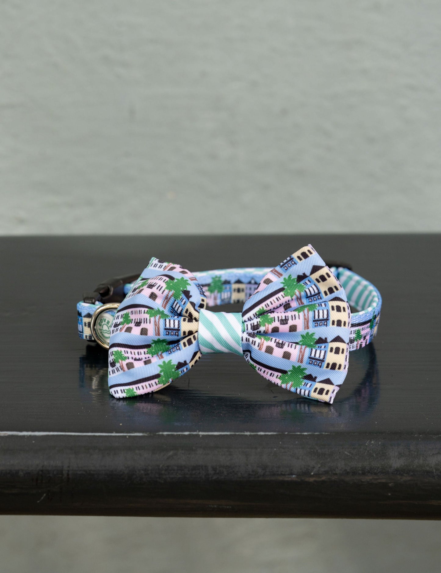 Rainbow Row Bow Tie