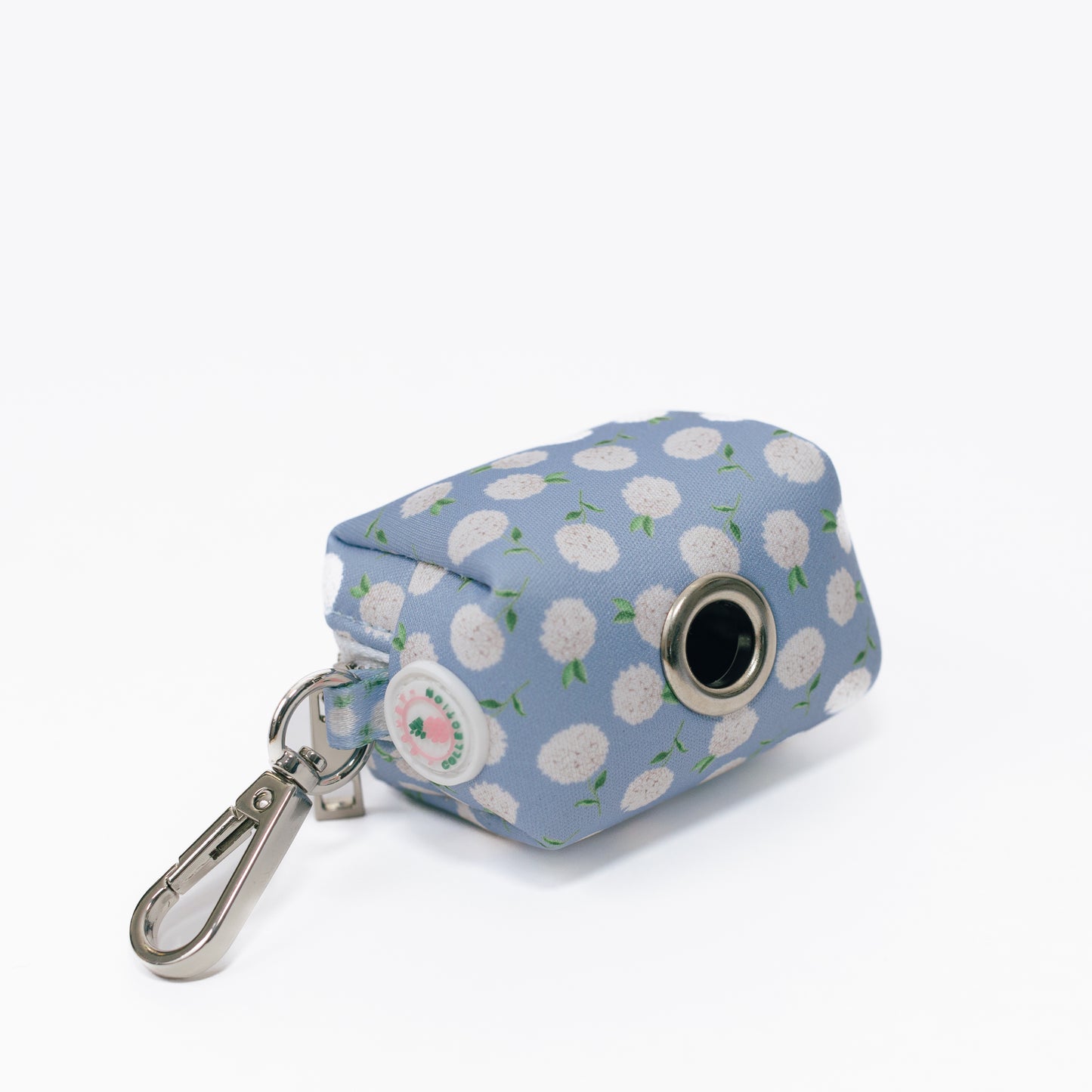 White Hydrangea Waste Bag Holder