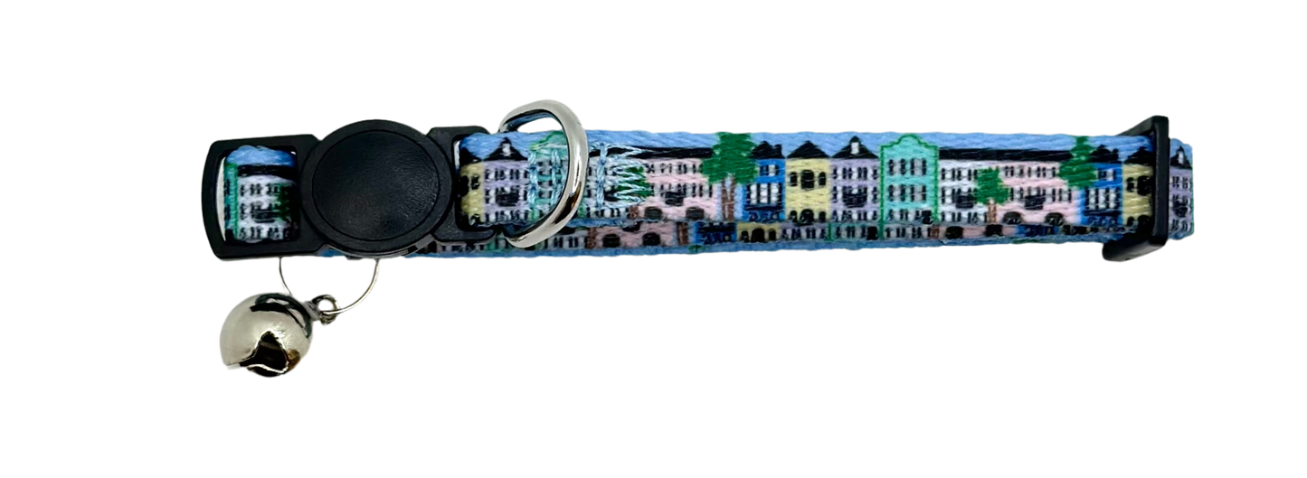 Rainbow Row Cat Collar