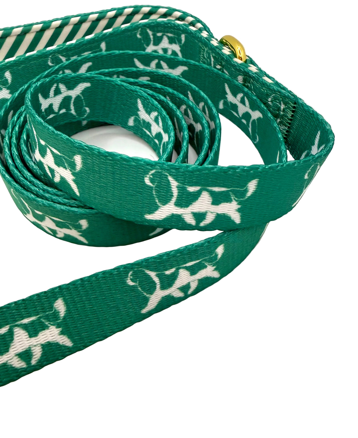 Cavalier Silhouette Leash - Green