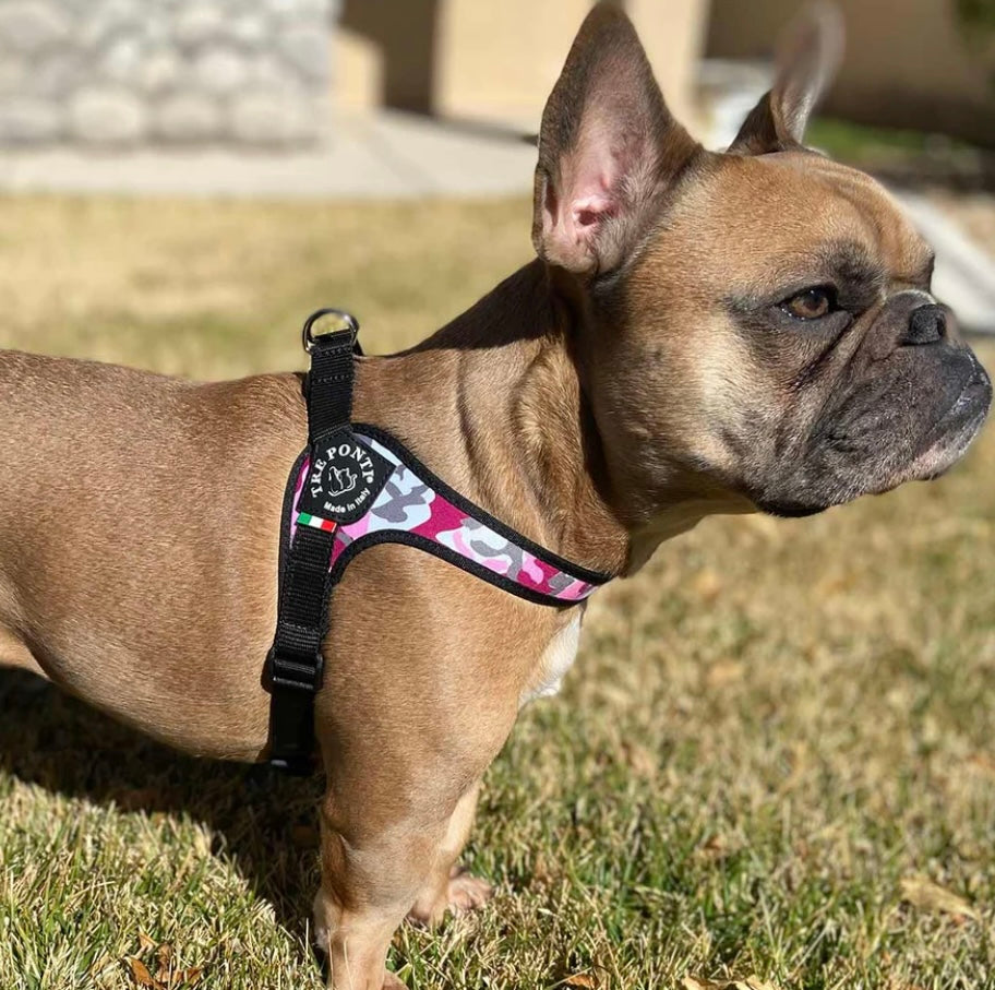 Tre Ponti Adjustable Harness - Pink Camo