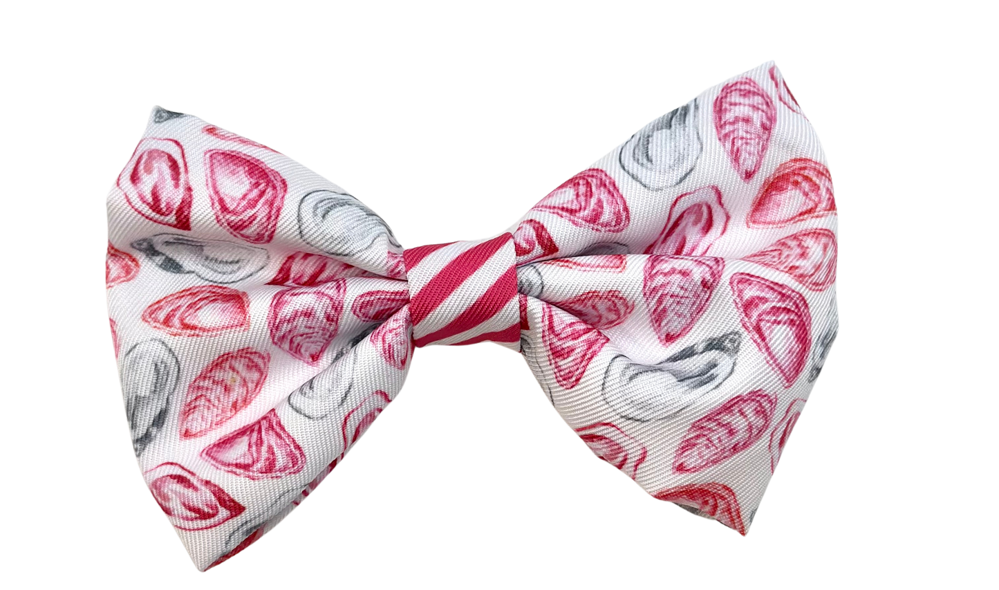 Pink Oyster Bow Tie