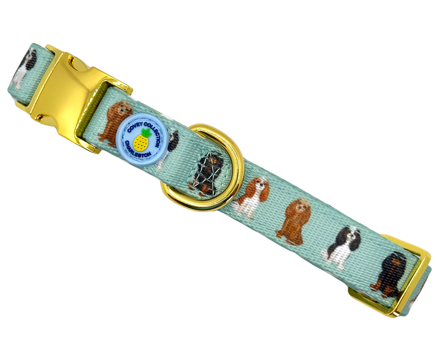 Cavalier Dog Collar - Mint Green