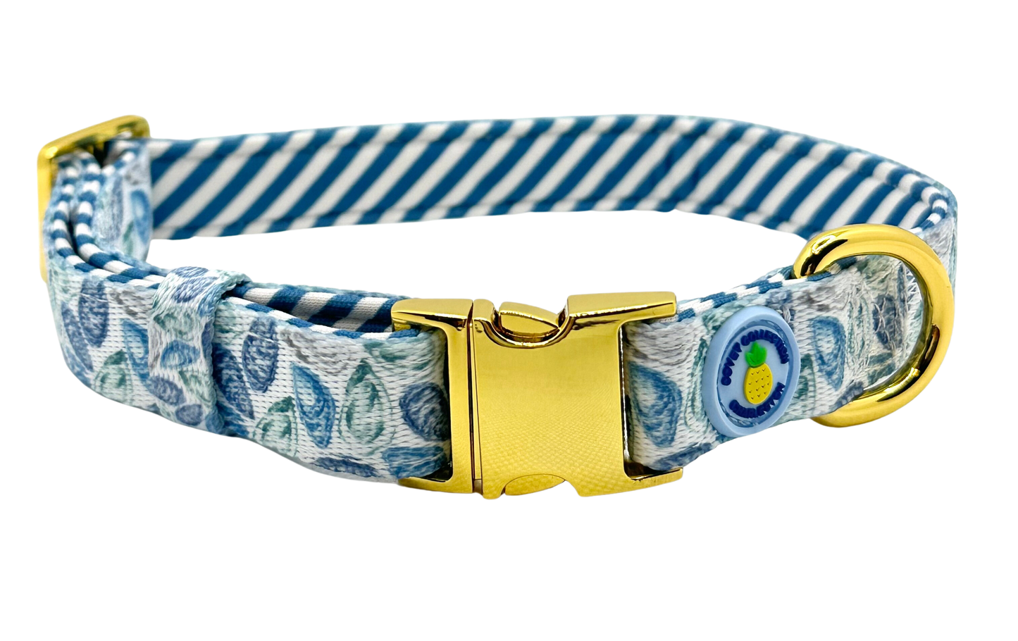 Blue Oyster Dog Collar