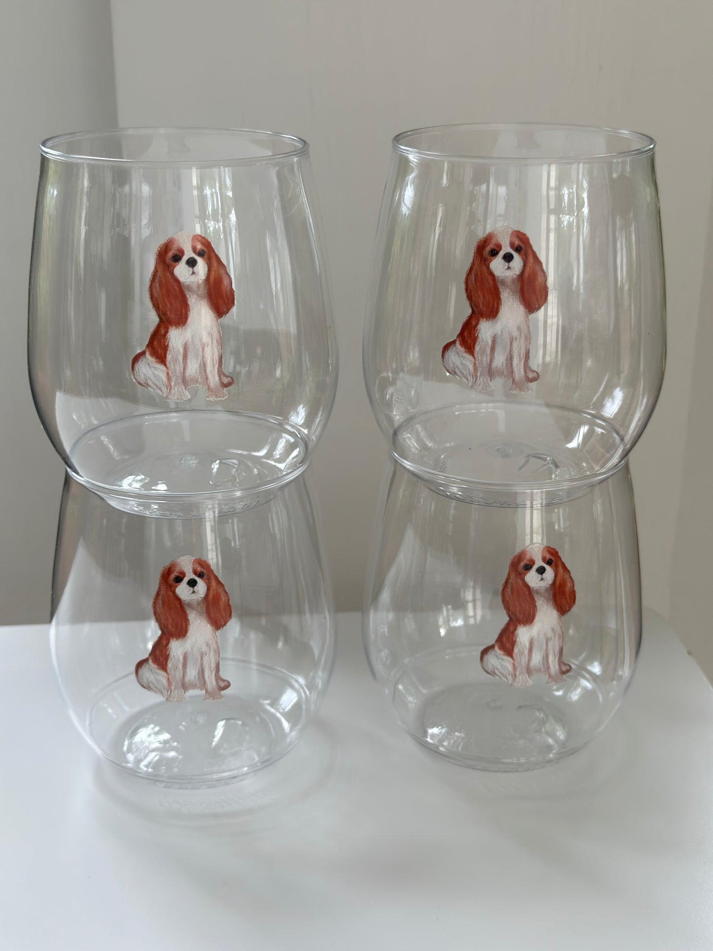 Cavalier Shatterproof Wine Glasses - Clear Set