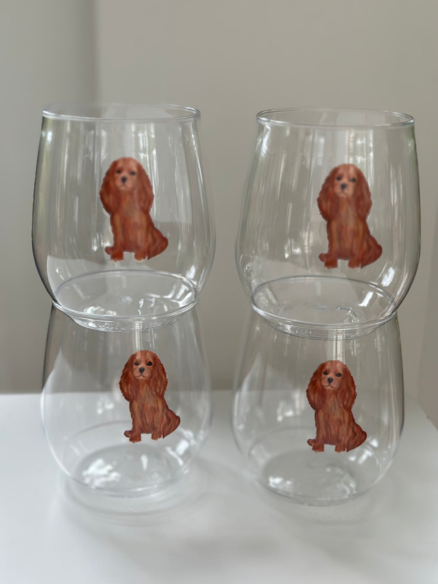 Cavalier Shatterproof Wine Glasses - Clear Set