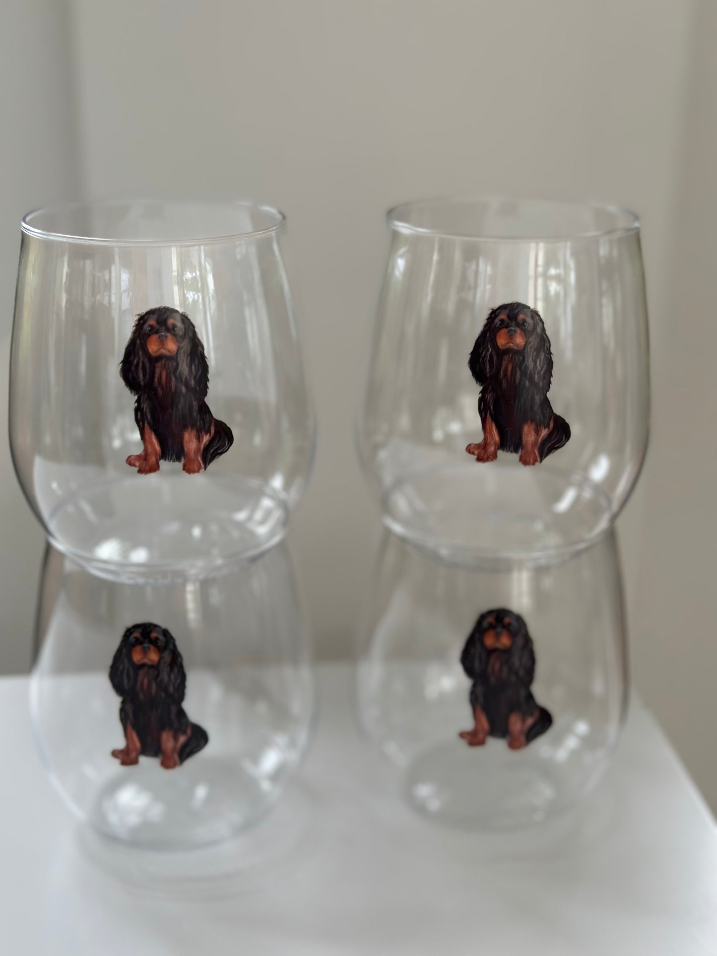 Cavalier Shatterproof Wine Glasses - Clear Set
