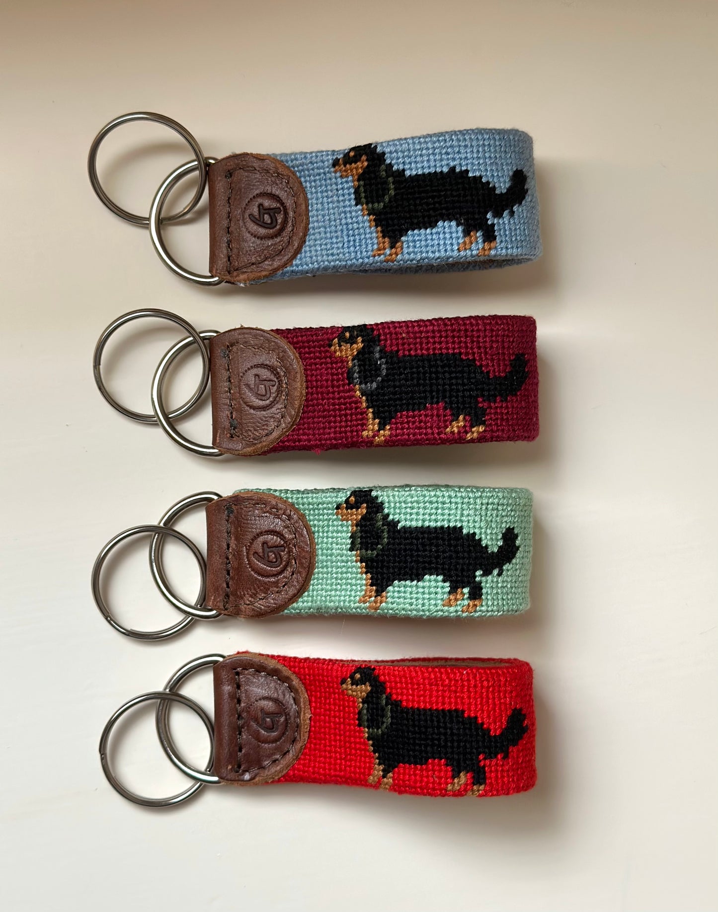 Needlepoint Key Fobs