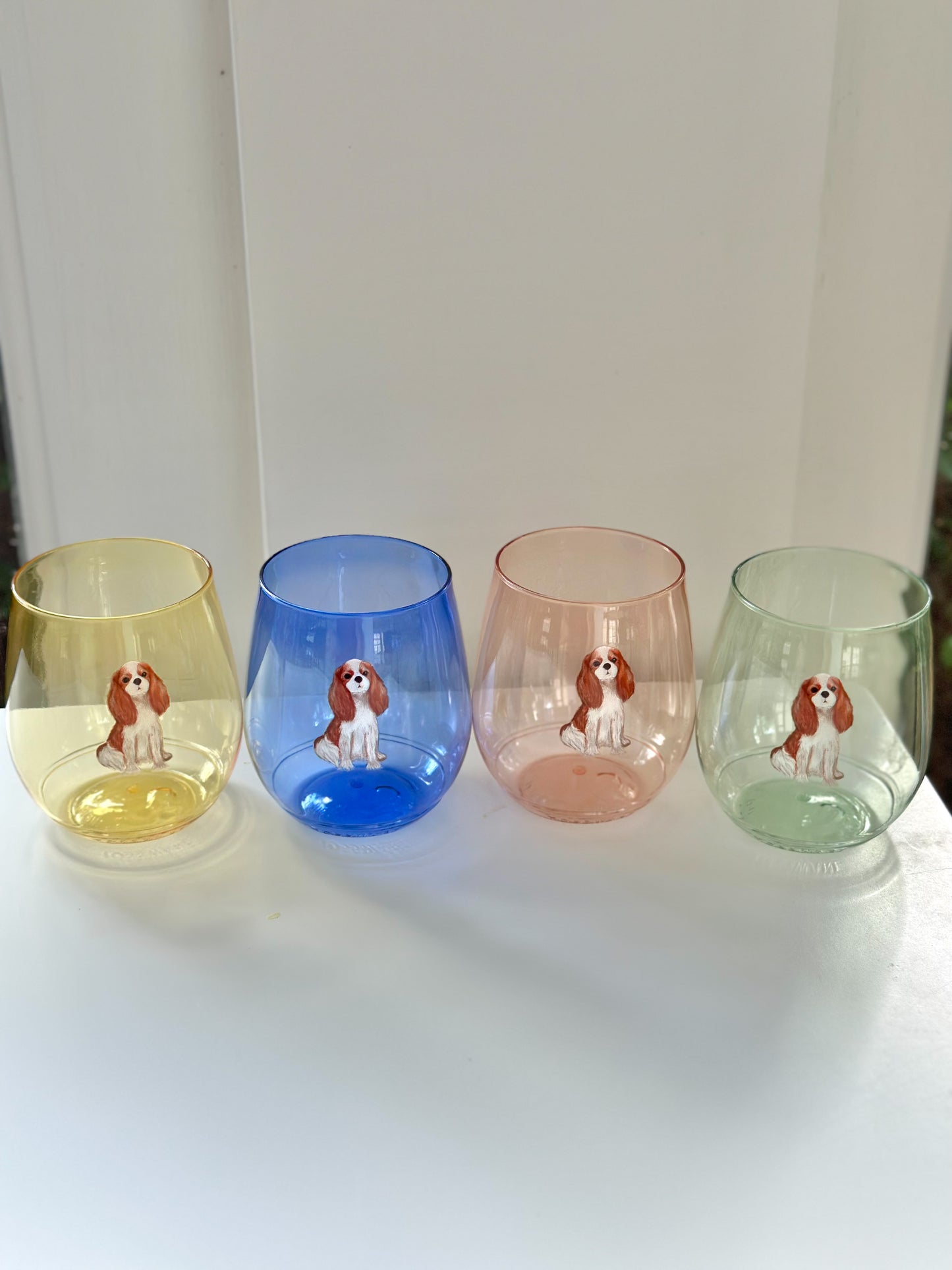 Blenheim Cavalier Shatterproof Wine Glasses - Color Set