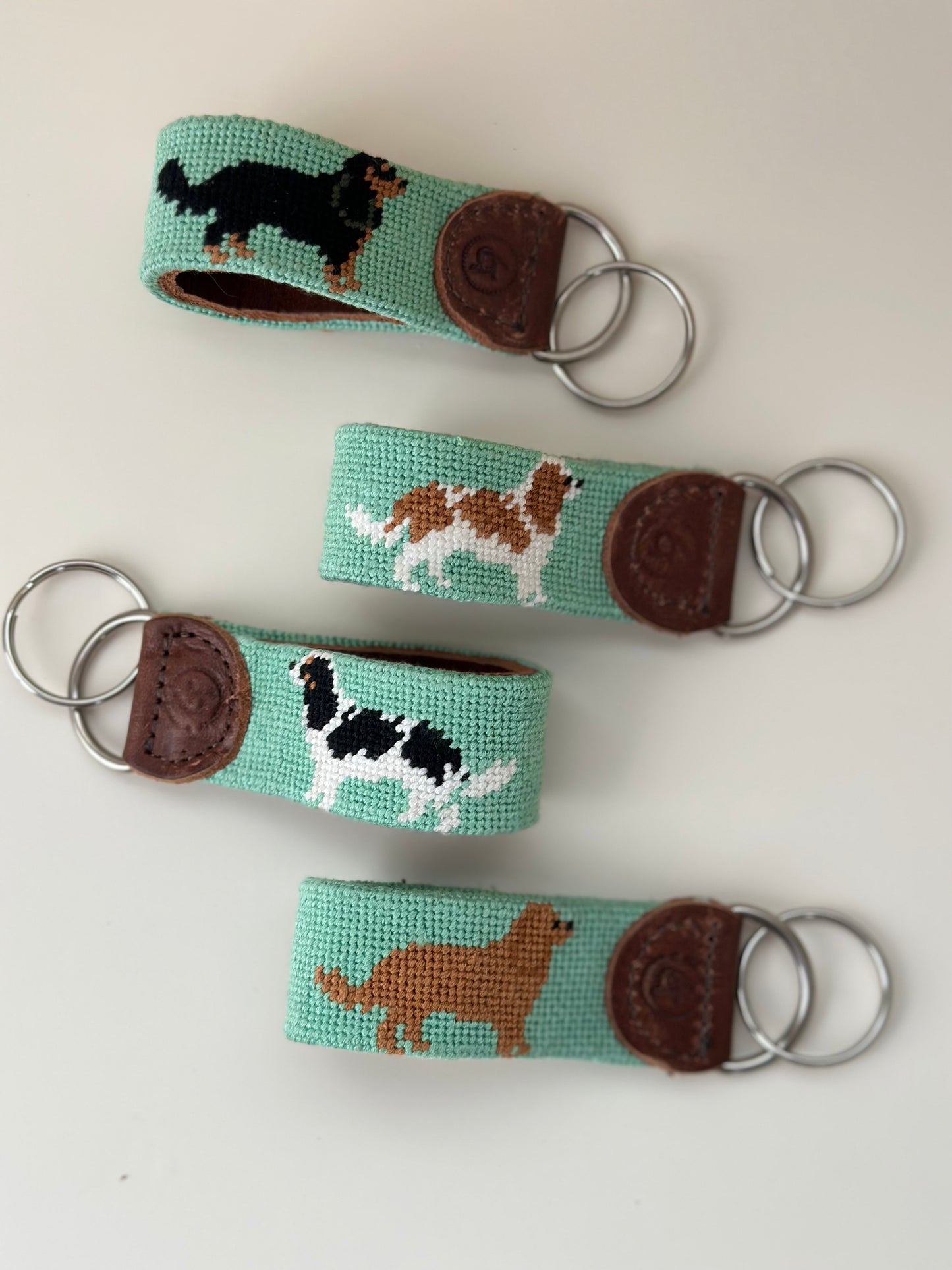 Needlepoint Key Fobs
