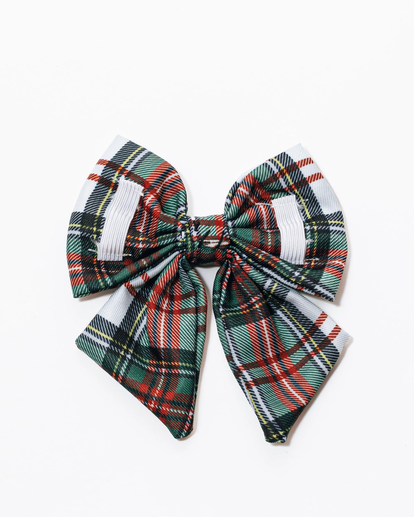 Holiday Plaid Sailor Bow Tie