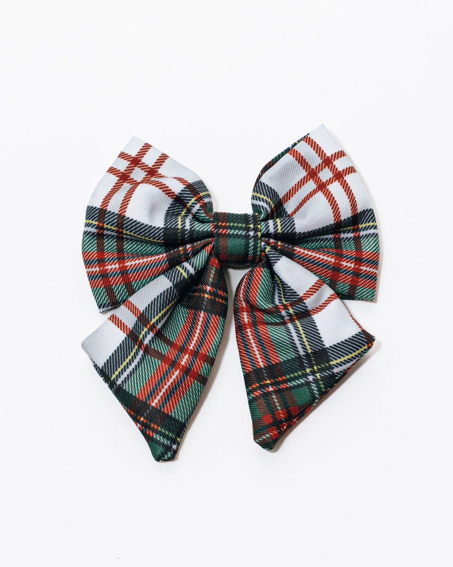 Holiday Plaid Sailor Bow Tie
