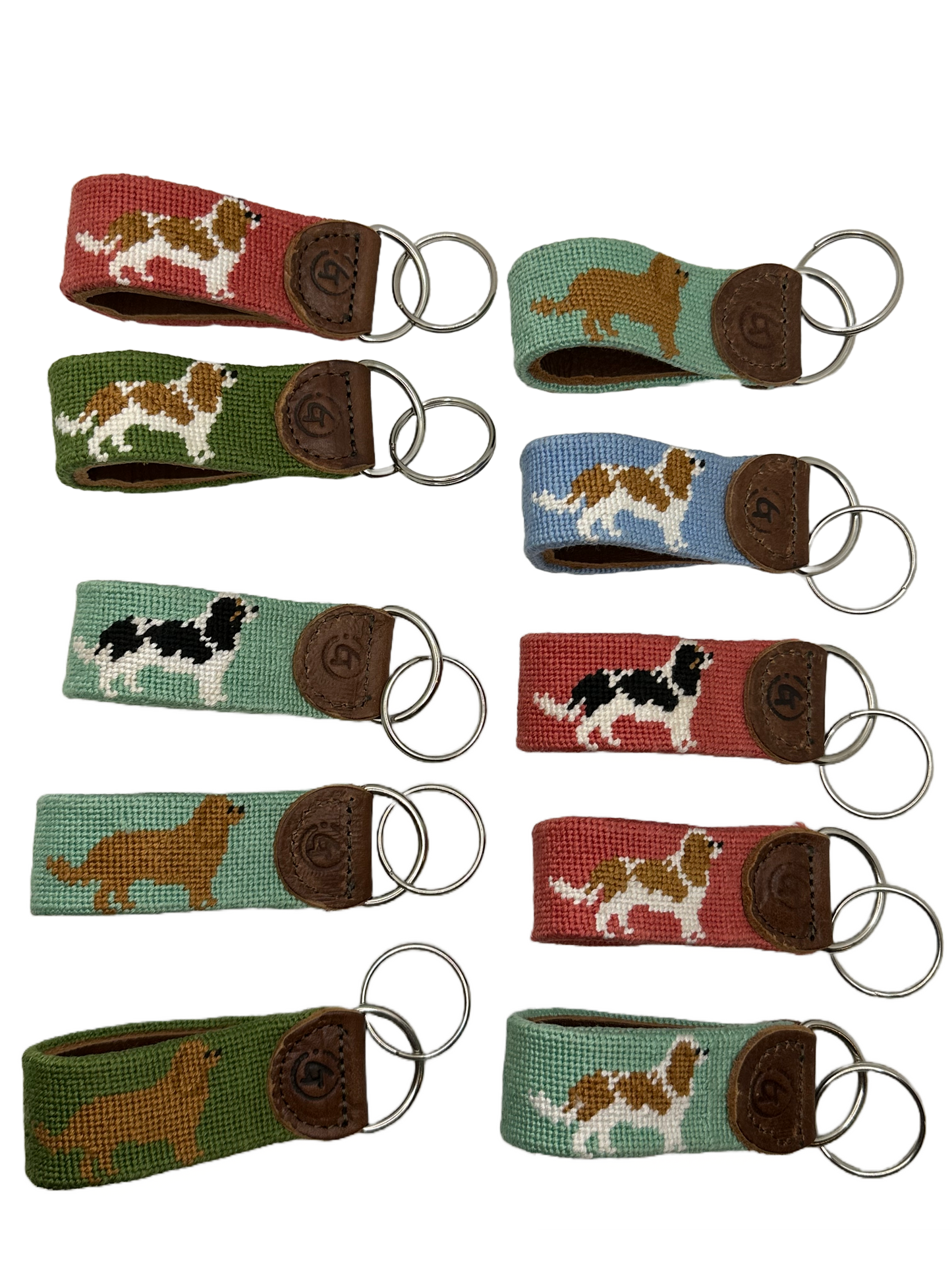 Needlepoint Key Fobs