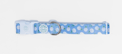 Hydrangea Dog Collar - White