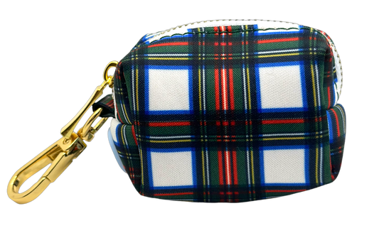 Tartan Waste Bag Holder