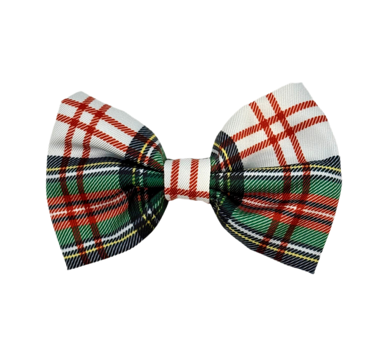 Holiday Plaid Bow Tie
