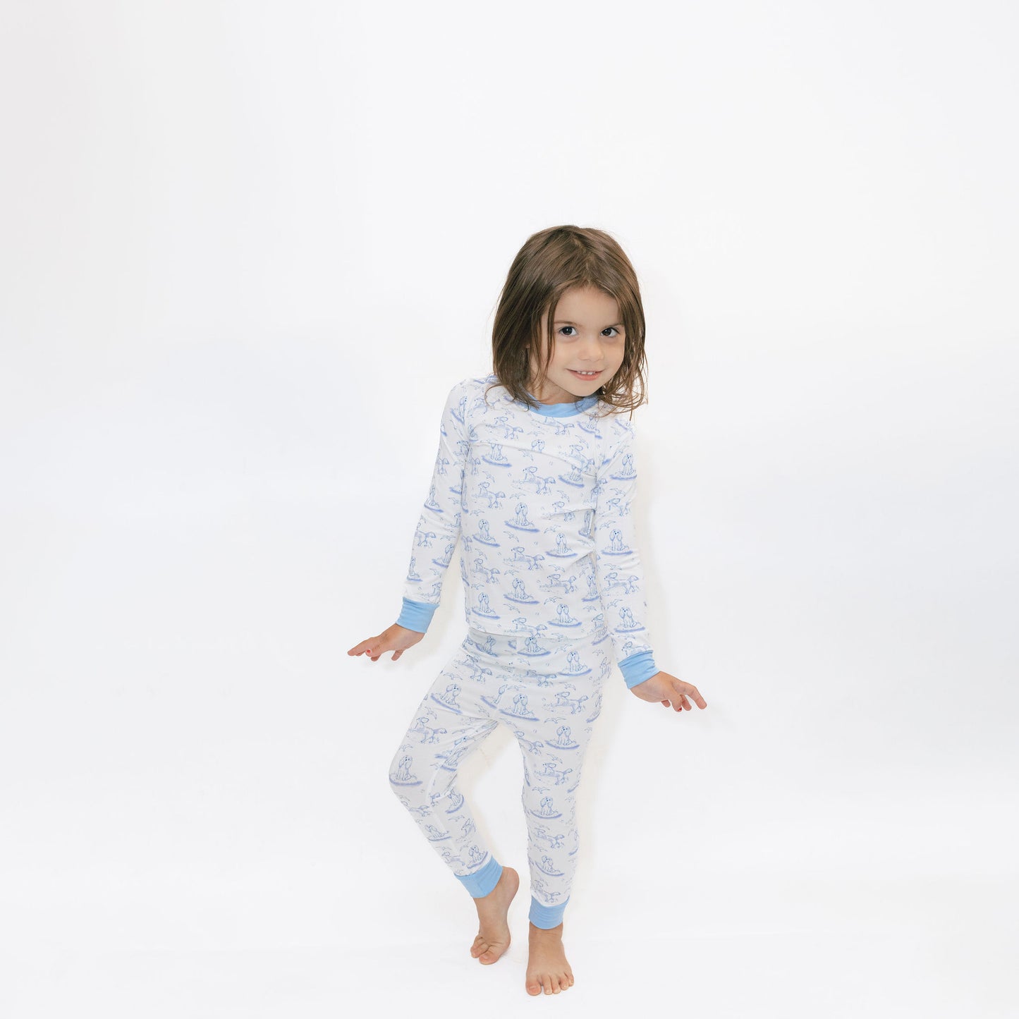 Kids Cavalier Toile Pajamas