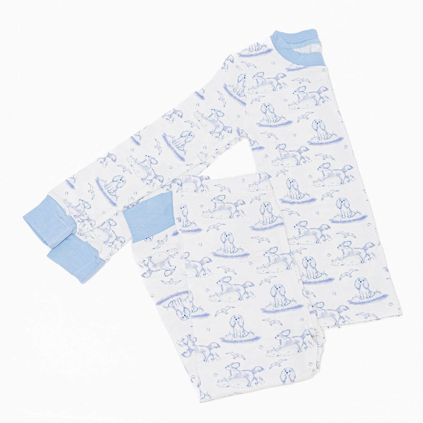 Kids Cavalier Toile Pajamas