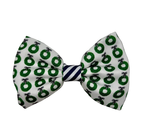 Boxwood Wreath Bow Tie