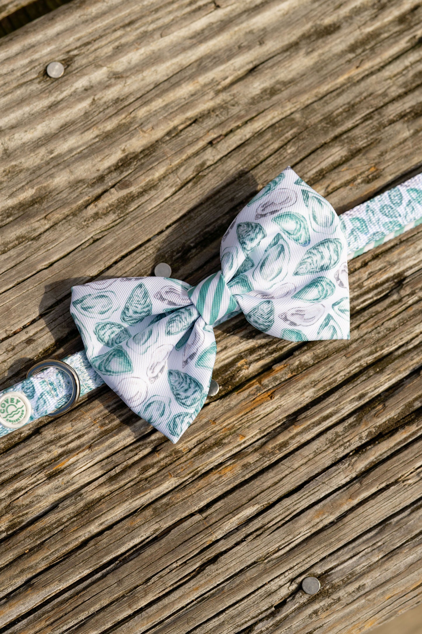 Green Oyster Bow Tie