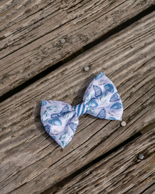 Blue Oyster Bow Tie