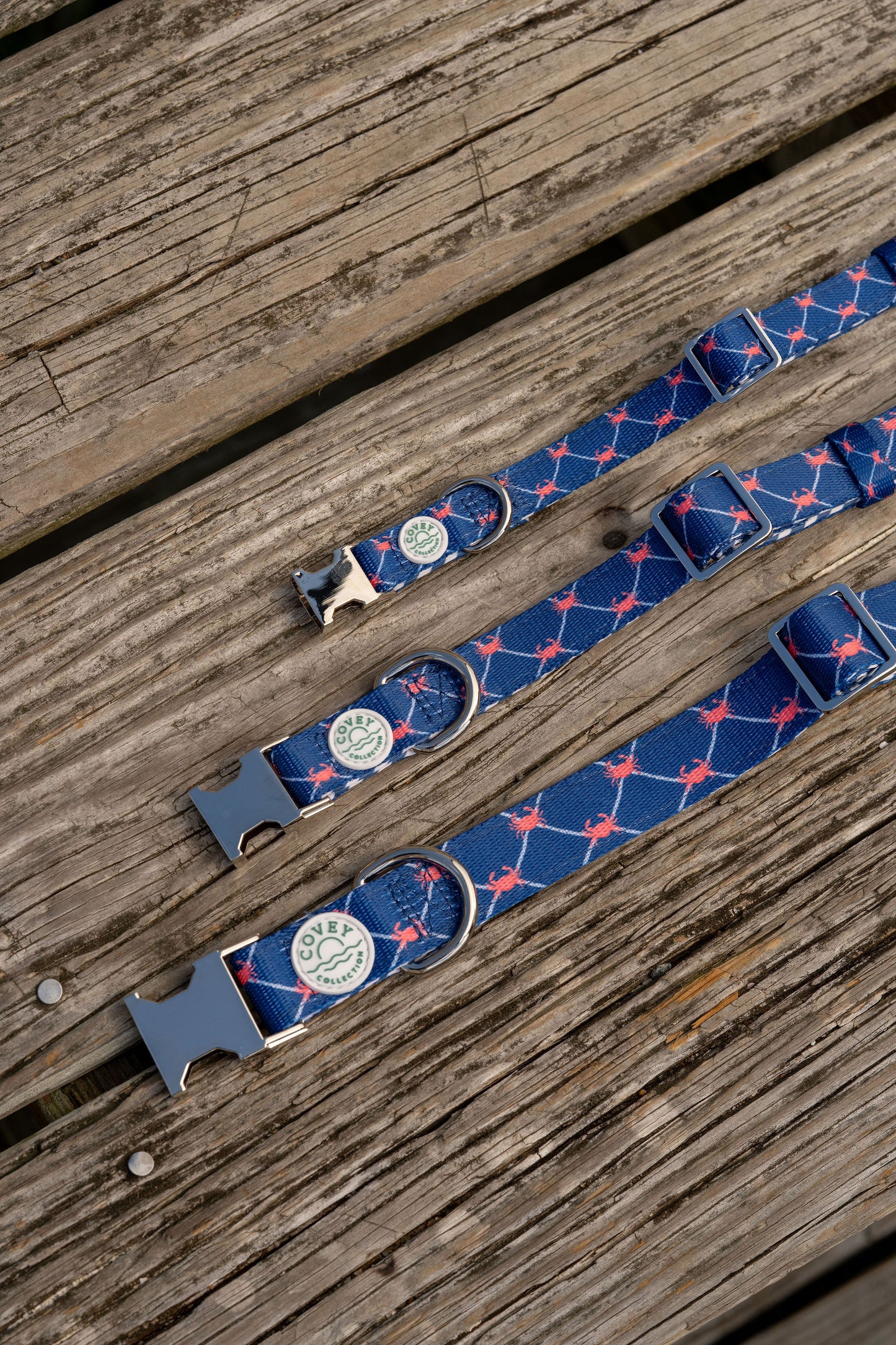Coastal Crab Dog Collar