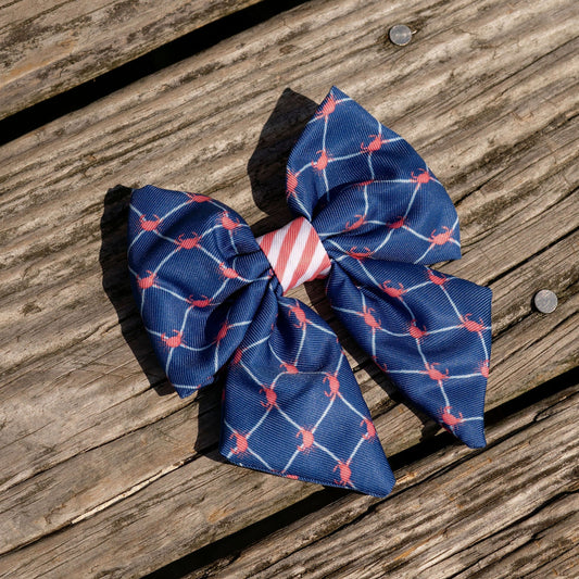 Coastal Crab Sailor Bow Tie