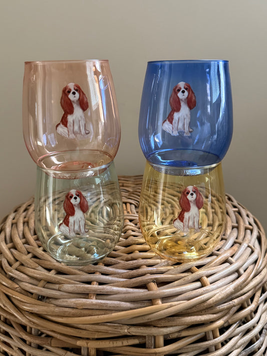 Blenheim Cavalier Shatterproof Wine Glasses - Color Set