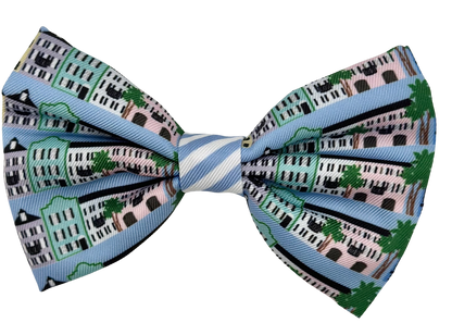 Rainbow Row Bow Tie