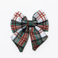 Holiday Plaid Sailor Bow Tie