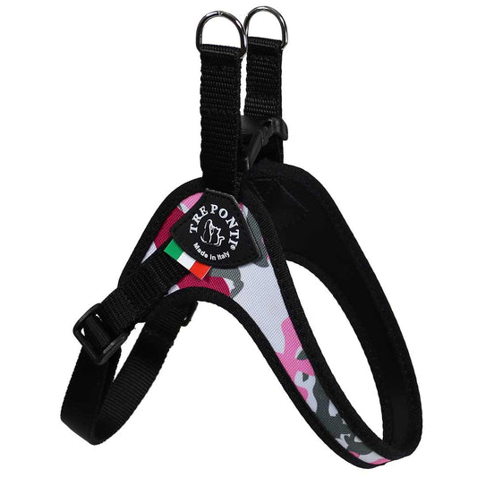 Tre Ponti Adjustable Harness - Pink Camo